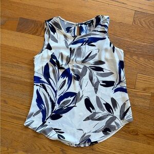 DKNY Floral Sleeveless Shell
